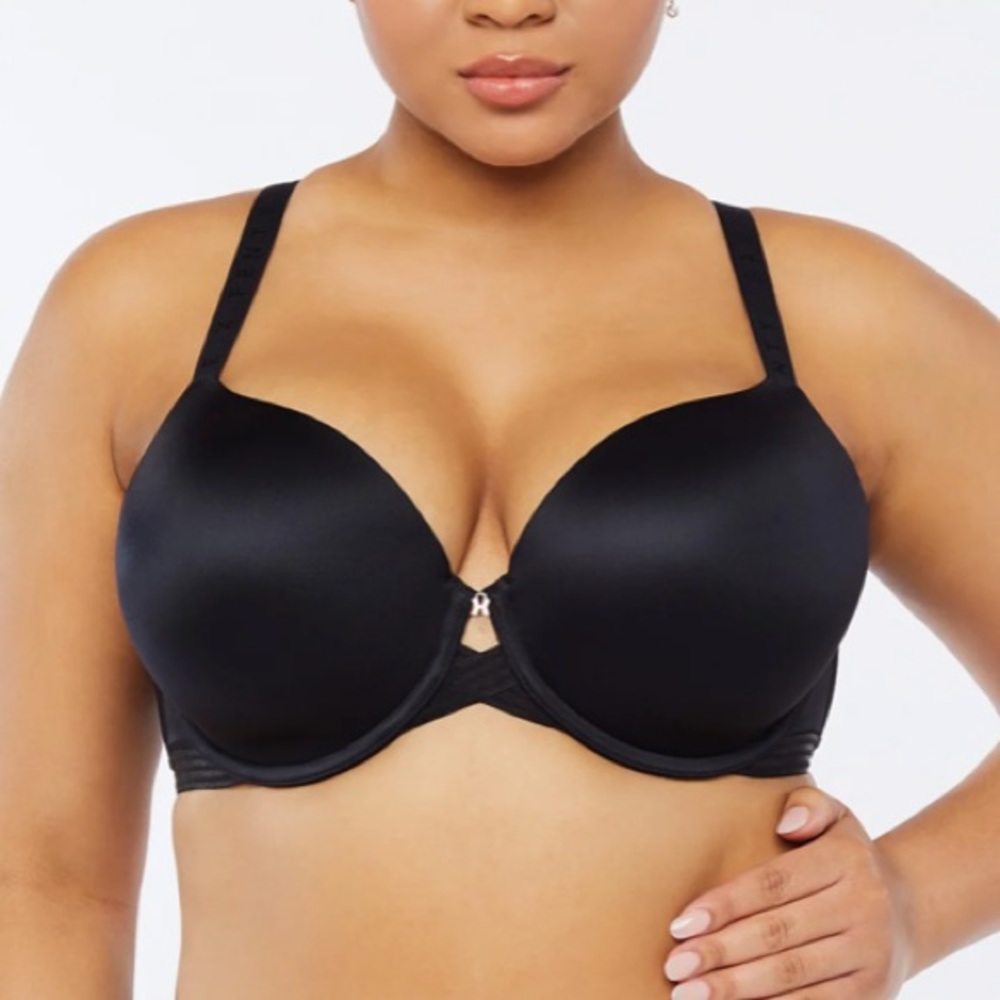 Savage Fenty Black Core Microfiber T-Shirt Bra‎ Sz. 38DDD NWT